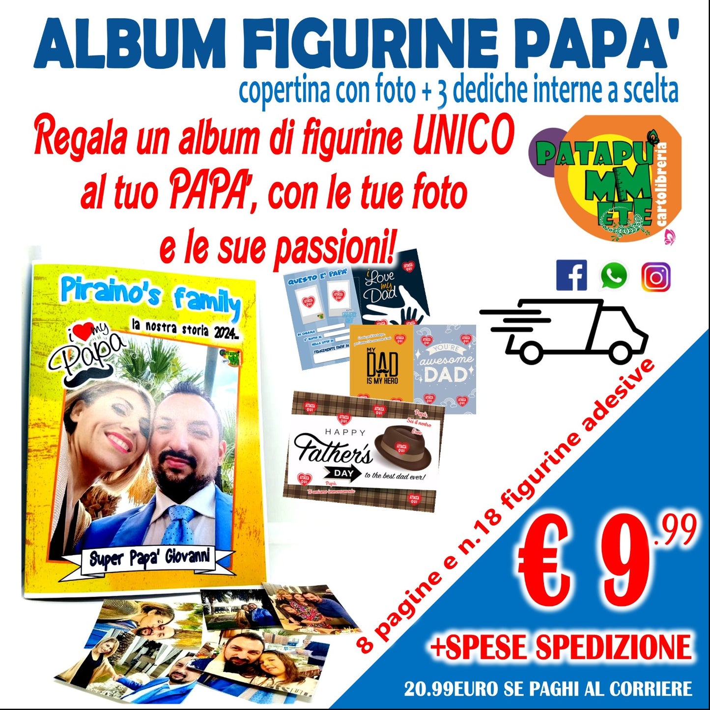 ALBUM FIGURINE DEL PAPA'