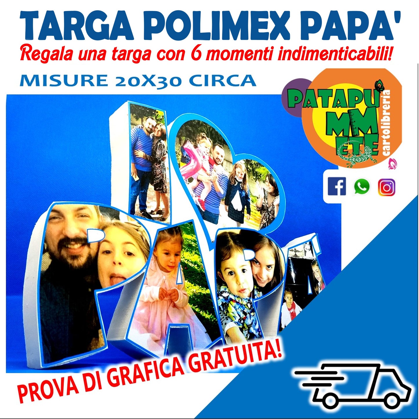TARGA PERSONALIZZATA POLIMEX